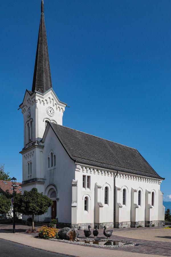 Les Volets Bleus Daire Morges Dış mekan fotoğraf